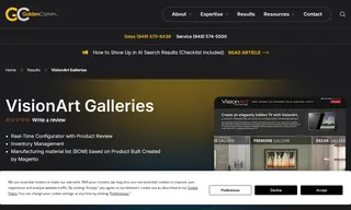 Preview of the VisionArt Galleries Case Study