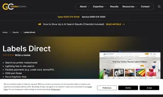 Preview of the Labels Direct Case Study