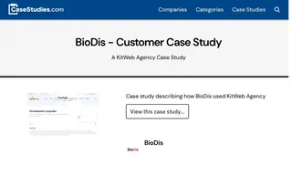Preview of the BioDis Case Study