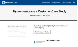 Preview of the Hydromembrane Case Study