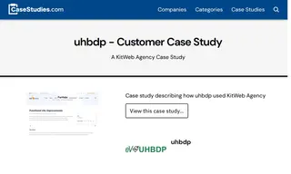 Preview of the uhbdp Case Study