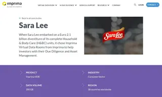 Preview of the Sara Lee Case Study