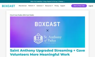 Preview of the Saint Anthony of Padua Catholic Church Case Study