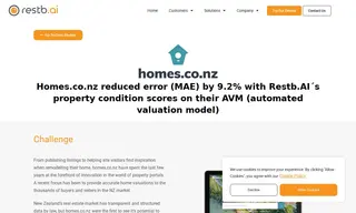 Preview of the homes.co.nz Case Study