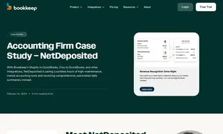Preview of the NetDeposited Case Study