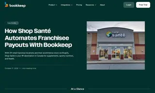 Preview of the Shop Santé Case Study