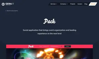 Preview of the Pack Events Case Study