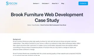 Preview of the Brook Furniture Rental Case Study