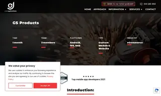 Preview of the GS Products Case Study