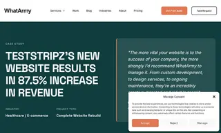 Preview of the Teststripz, LLC Case Study