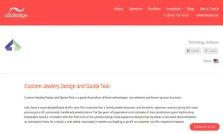 Preview of the Custom Jewelry Design and Quote Tool Case Study