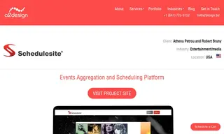 Preview of the Schedulesite Case Study