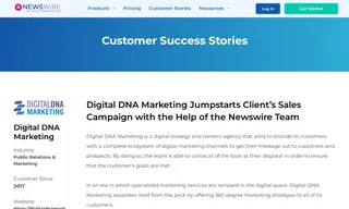 Preview of the Digital DNA Marketing Case Study