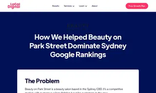 Preview of the Beauty on Park Street Case Study