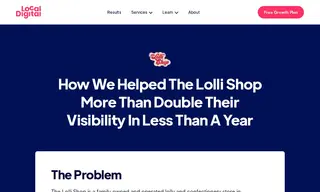 Preview of the The Lolli Shop Case Study