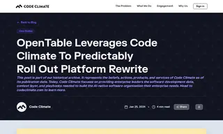 Preview of the OpenTable Case Study