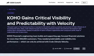 Preview of the KOHO Financial Case Study