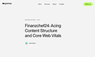 Preview of the Finanzchef24 Case Study