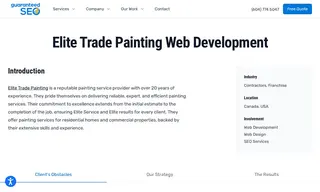 Preview of the Elite Trade Painting Case Study