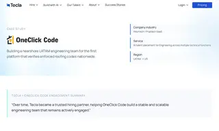 Preview of the OneClick Code Case Study