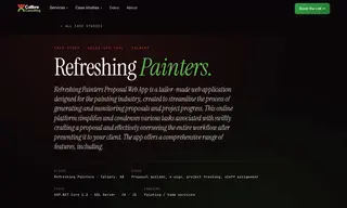 Preview of the Refreshing Painters Case Study