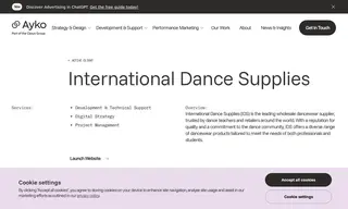 Preview of the International Dance Supplies Case Study