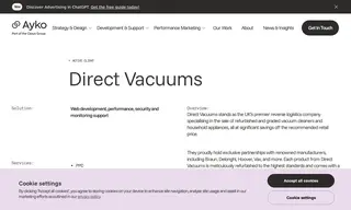 Preview of the Direct Vacuums Case Study