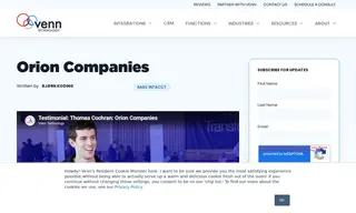 Preview of the Orion Companies Case Study