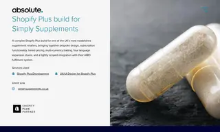 Preview of the Simply Supplements Case Study