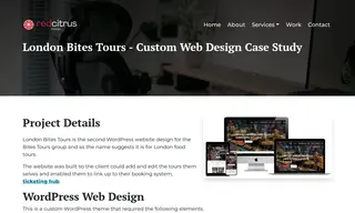 Preview of the London Bites Tours Case Study
