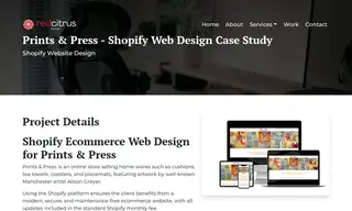 Preview of the Prints & Press Case Study