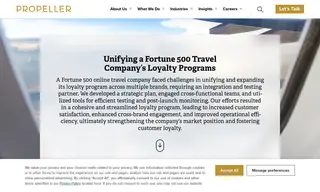 Preview of the Fortune 500 Online Travel Company Case Study