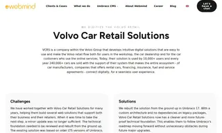 Preview of the Volvo Car Retail Solutions AB Case Study