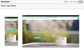 Preview of the Derm Spa Store Case Study
