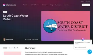 Preview of the South Coast Water District Case Study