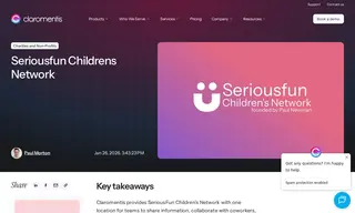 Preview of the SeriousFun Children’s Network Case Study