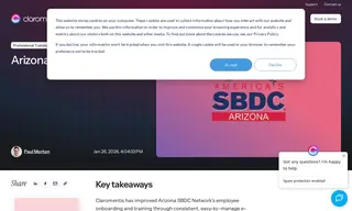 Preview of the Arizona SBDC Network Case Study