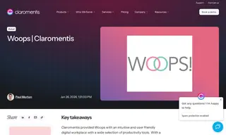 Preview of the Woops! Case Study
