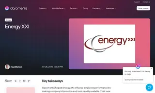 Preview of the Energy XXI Case Study