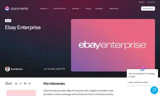 Preview of the eBay Enterprise Case Study