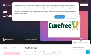 Preview of the Carefree Case Study