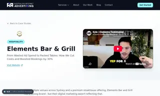 Preview of the Elements Bar & Grill Case Study