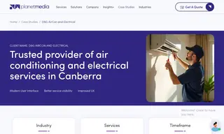 Preview of the D&G AirCon & Electrical Case Study