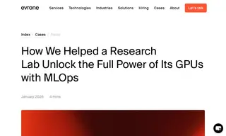 Preview of the European Research Laboratory Case Study