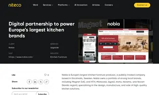 Preview of the Nobia Case Study