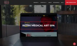Preview of the Rxtra Medical Art Spa Case Study