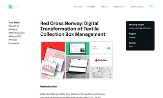 Preview of the Røde Kors Klær Og Tekstil AS Case Study