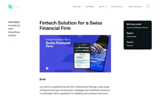 Preview of the Leading Financial Firm in Switzerland Case Study