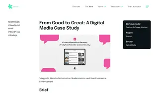 Preview of the Telegrafi Case Study
