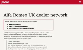 Preview of the Alfa Romeo Case Study